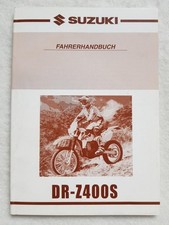 SUZUKI DRZ400S Manuale