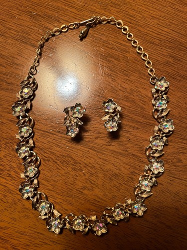 Set collana orecchini - set, clip-on