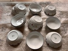 13 Ciotole Richard Ginori Clipper Armonia 12.6cm Macedonia Frutta Set Ceramica