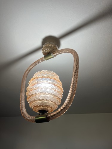Lampadario art deco vetro - in,