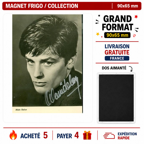 Magnet alain delon - alain, mm