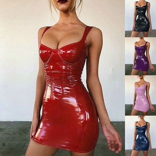 Womens sexy leather wet - sexy,