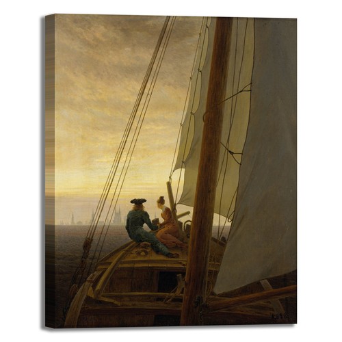 Caspar sulla barca - a, vela
