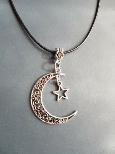 Collana luna celtica stella - luna,