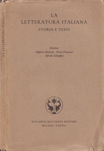 Letteratura italiana - letteratura,