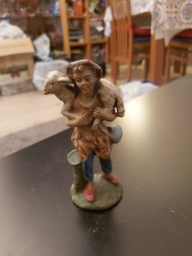 Vecchia statuina presepe - vecchia,