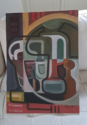 Quadro olio pittore osvaldo - olio,