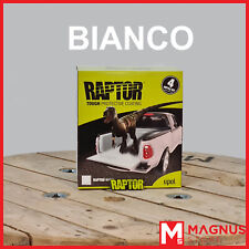 U-Pol Raptor Kit Vernice ruvida antigraffio bedliner 4L + indurente UPOL -BIANCO