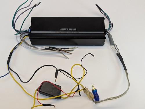 Alpine ktp 445a amplificatore - alpine,