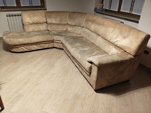 Divano angolare beige - , in