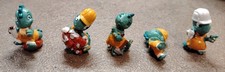 Lotto 5 dinosauri Kinder 1994 originali – serie muratori – 1 con difetto