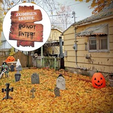 6pcs Halloween Yard Signs