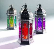 Grande supporto luce tè vetro