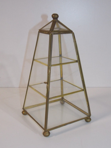 Espositore vintage ottone e - vintage,