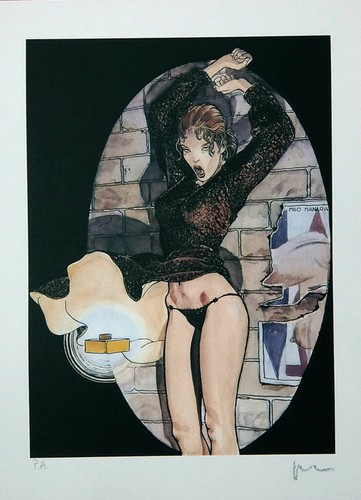 Manara stampa firmata gioco - manara,