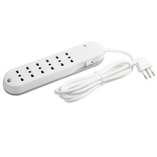 Ciabatta Multipresa 6 Prese Bipasso Interruttore + Salvafulmine BTicino 3636DBF