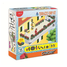CLABER 90772 KIT MICRO IRRIGAZIONE A GOCCIA TERRAZZO AUIOLE 50 VASI DRIP KIT