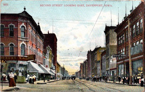 Second street look east - street,