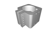 Staffa supporto fresatrice - supporto,