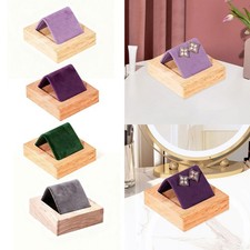 Porta orecchini in legno morbido, espositore per orecchini da tavolo,