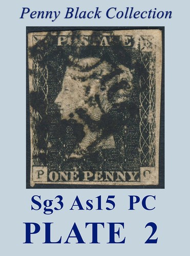 Penny black b75 sg3 as15 - #b75,,