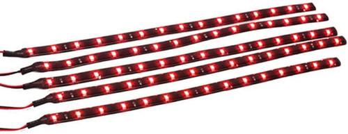 Rosso 12v striscia - 5,