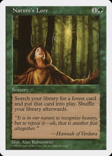 Nature lore fetch - lore, (ex/nm)