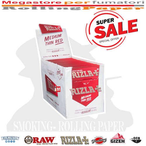 Cartine rizla rossa corte - cartine,