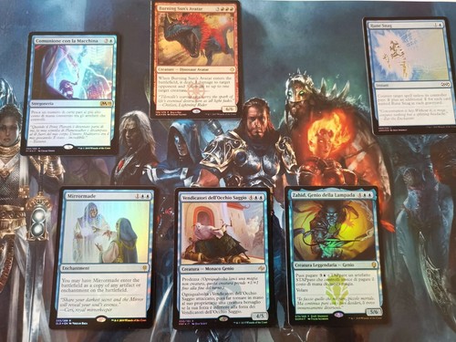 Lotto carte magic rare foil - carte, 5