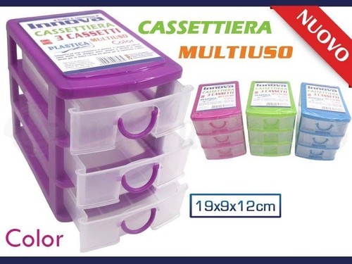Mini cassettiera cassetti - mini, 3