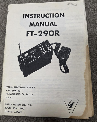 Yaesu 290r manuale - yaesu,