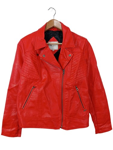 Pepe jeans giacca ecopelle - in,