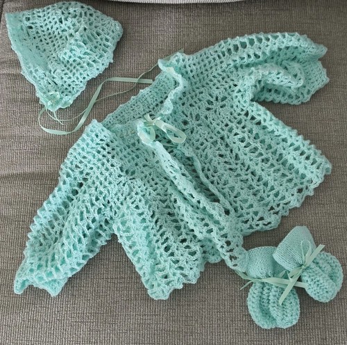 Handmade crochet baby shawl - baby,