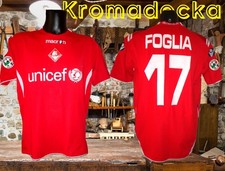 Maglia Piacenza 2009-10 Macron Unicef nr. 17 Foglia toppa di Lega serie B calcio