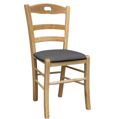 Sedia legno loris naturale con - legno,