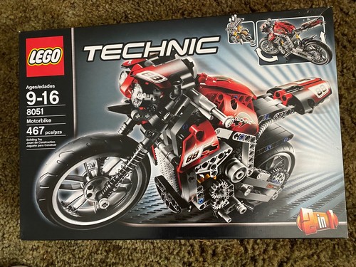 Lego technic modello 8051 moto - technic,