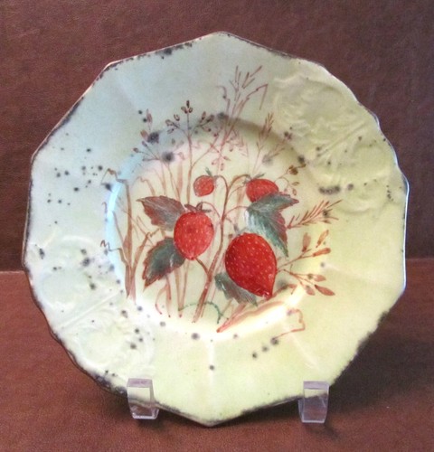 Antico piatto verde metà 1800
