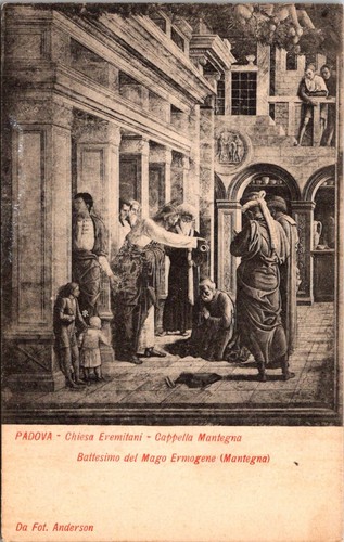 Cartolina padova italia chiesa - padova,