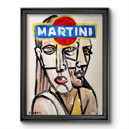 Quadro donna cubista originale