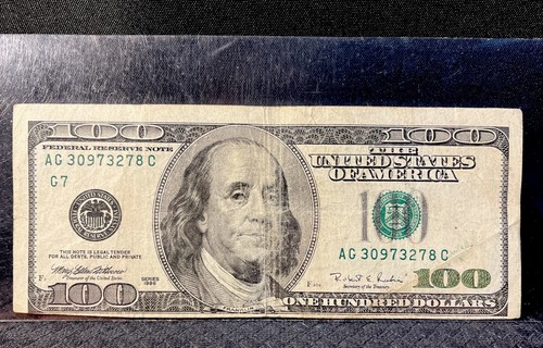 Banconota 100 dollari - usa, 1996
