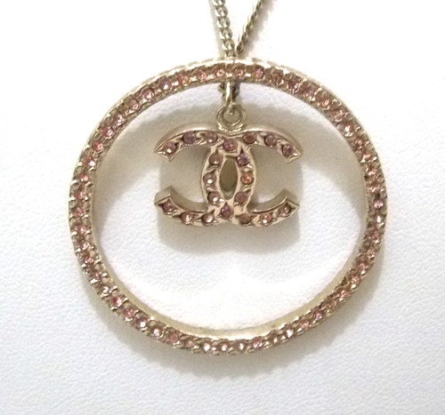 Collana chanel placcata oro - collana,