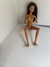 Barbie Ethnic Nude Doll Articulated Knees May Smell Musty Used