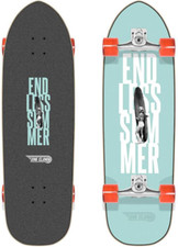 Endless Summer 32X9.6"X16.5" Surfskate Tavolo, Adulti Unisex, Multicolore (Multi