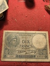 BANCONOTA 10 FRANCHI Francesi