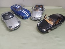 4 auto modellismo anni 90 bmw burago carrera porsche 1/18