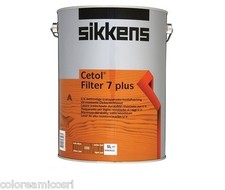CETOL FILTER 7 PLUS SIKKENS FINITURA VERNICE SATINATA PER LEGNO TINTE CARTELLA