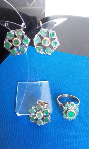 Antico anello con orecchini - anello,