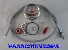 KIT CONTACHILOMETRI PER VESPA 50 L N R 120 KM/H LOGO ESAGONALE