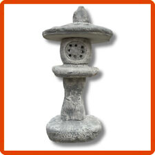 Statua pagoda lanterna lampada giapponese da giardino zen per esterno pietra H74