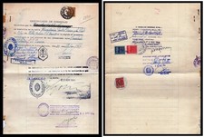 GF0079 - Certificato di Residenza Argentina legalizzato 1964 - marche consolari